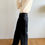Thumbnail: Black Wide Leg Jeans