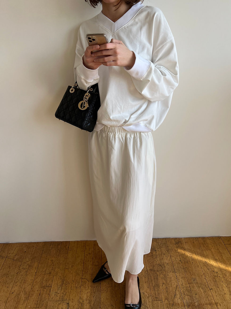Thumbnail: Long Ivory Skirt