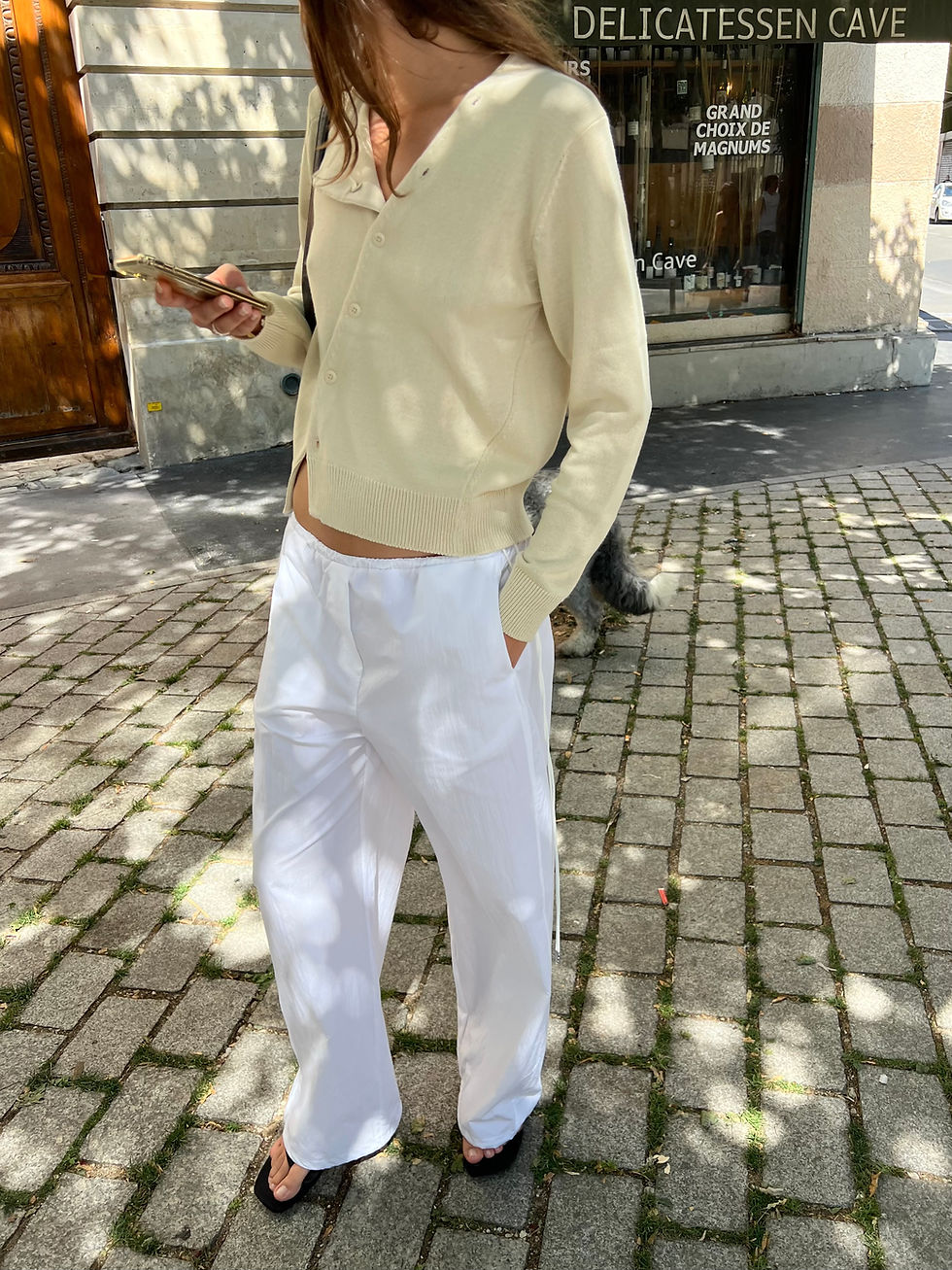 Thumbnail: String Cotton Trousers