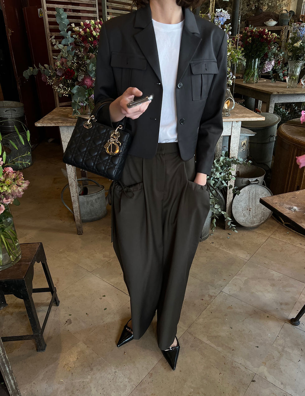 Thumbnail: Drawstring Pocket Trousers