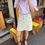 Thumbnail: Denim Mini Skirt