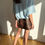 Thumbnail: Tie Dye Faux Leather Skirt