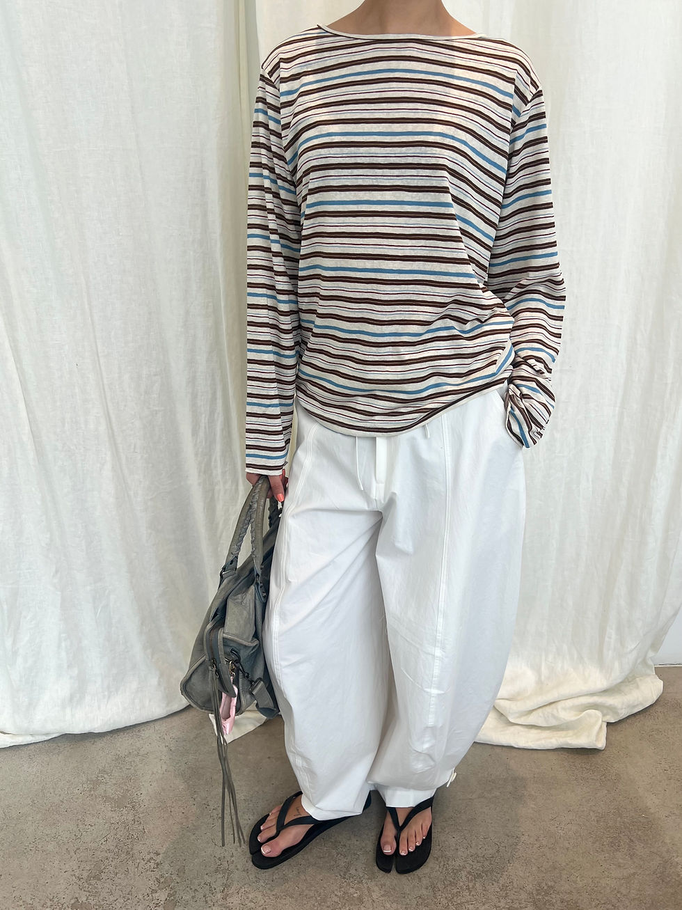 Thumbnail: Oversized Striped T-shirt