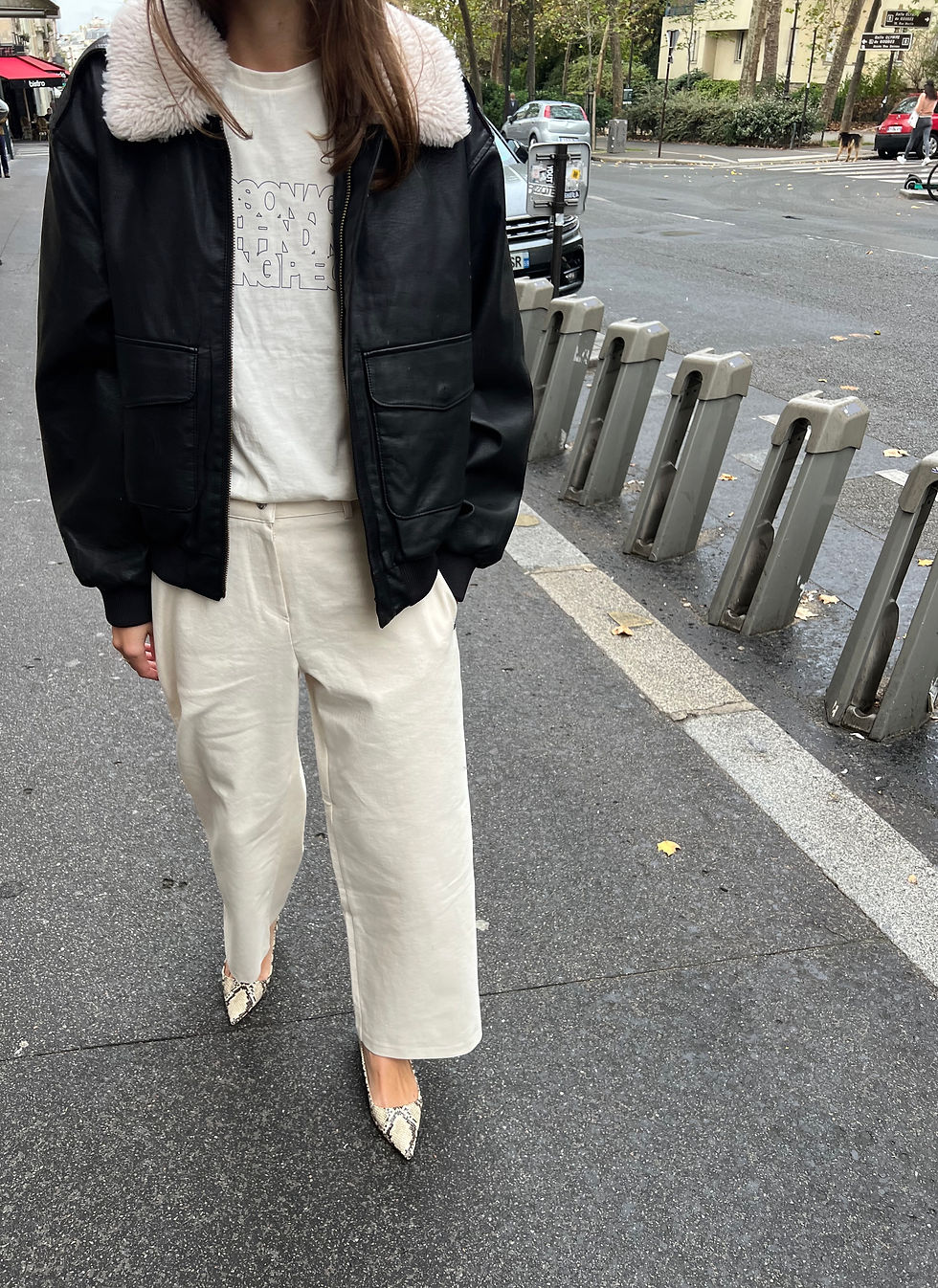 Thumbnail: Faux Leather Nappa Jacket