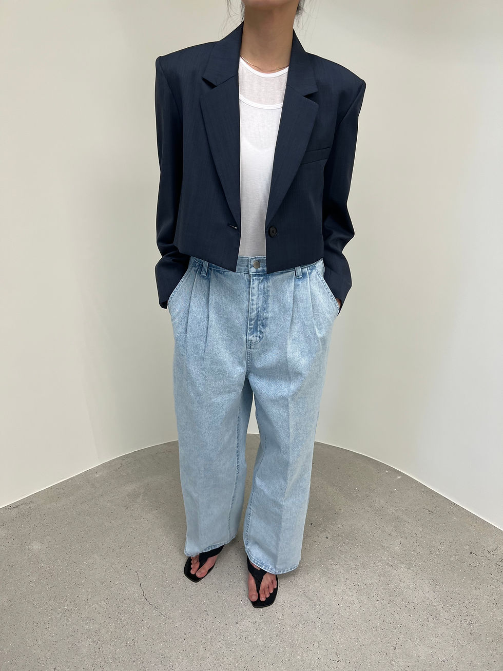 Thumbnail: Pleated Jeans