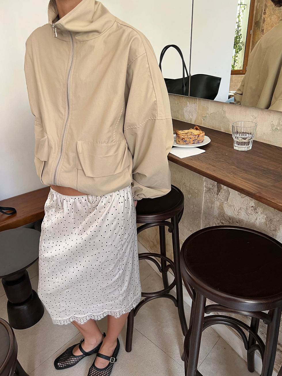 Thumbnail: High Neck Zip Up Jacket