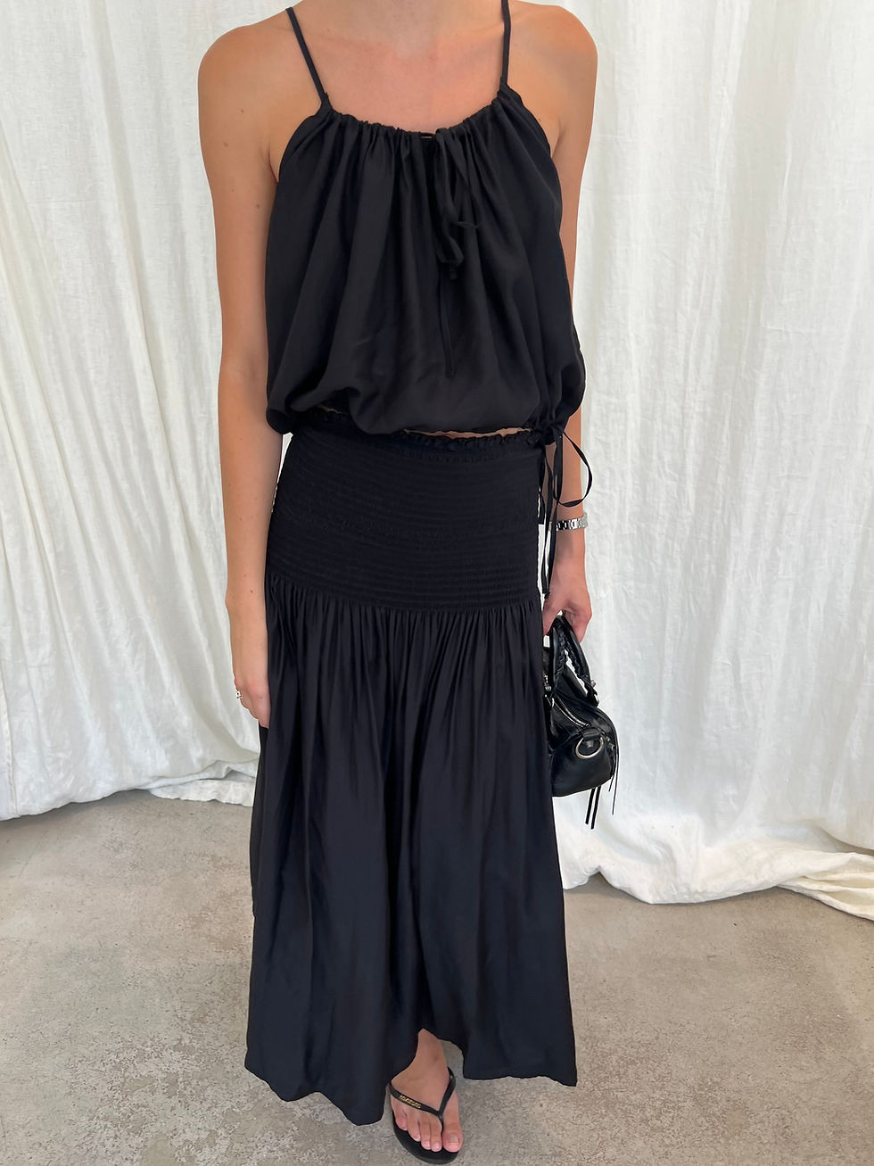Thumbnail: Drawstring Bubble Top (2colors)