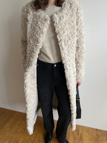 MAISONSPECIAL - Curl くき Faux Fur Coat
