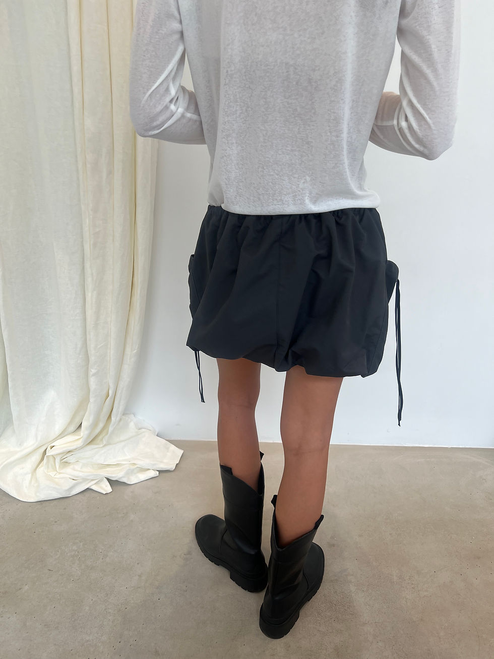 Thumbnail: Puffball Cargo Mini Skirt