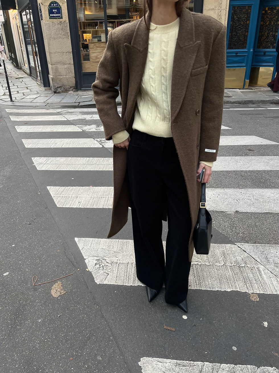 Thumbnail: Cable-Knit Jumper (2colors)