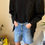 Thumbnail: Knee Length Denim Shorts