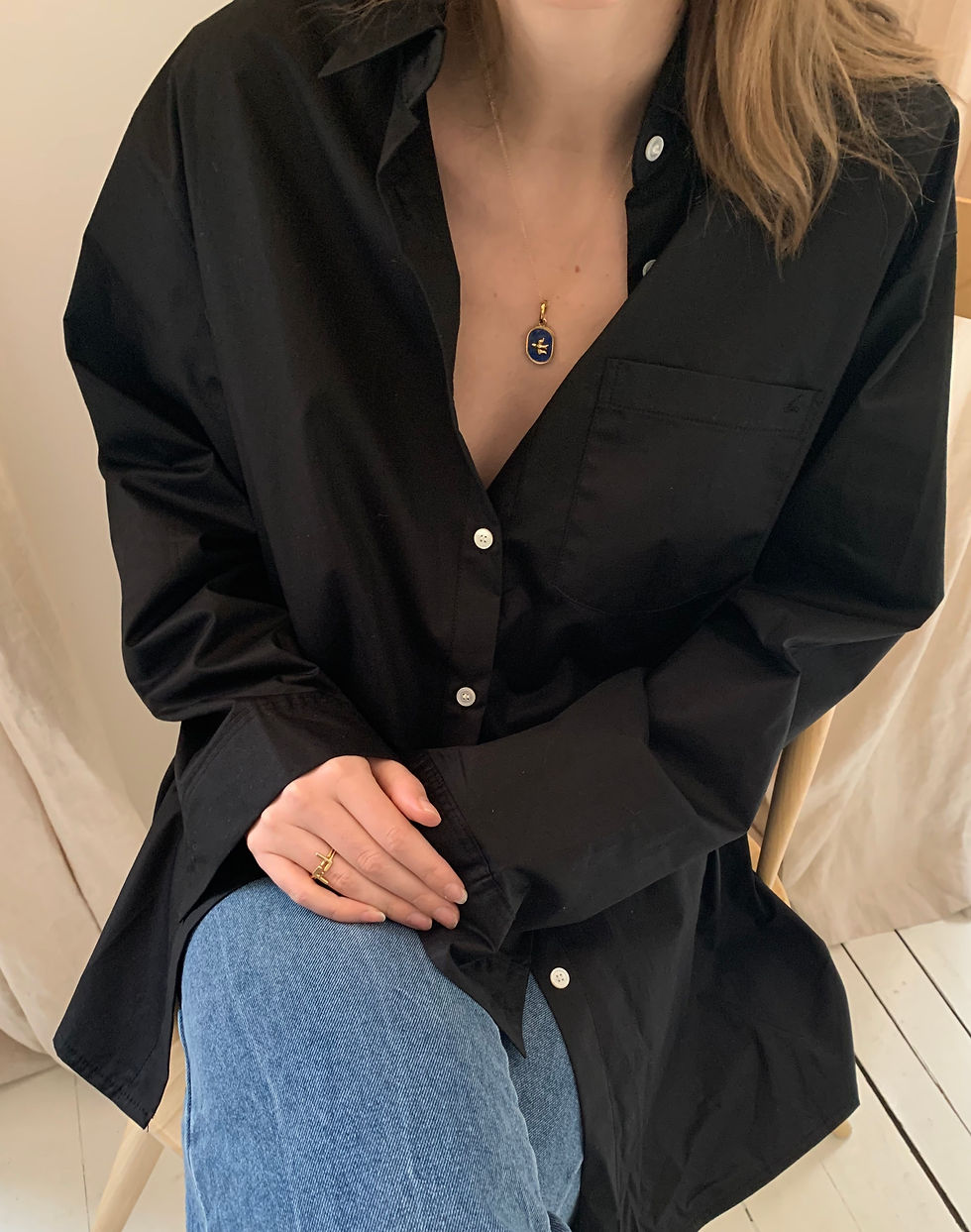 Thumbnail: Oversized Cotton Shirt