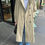 Thumbnail: Beige Oversized Trench Coat