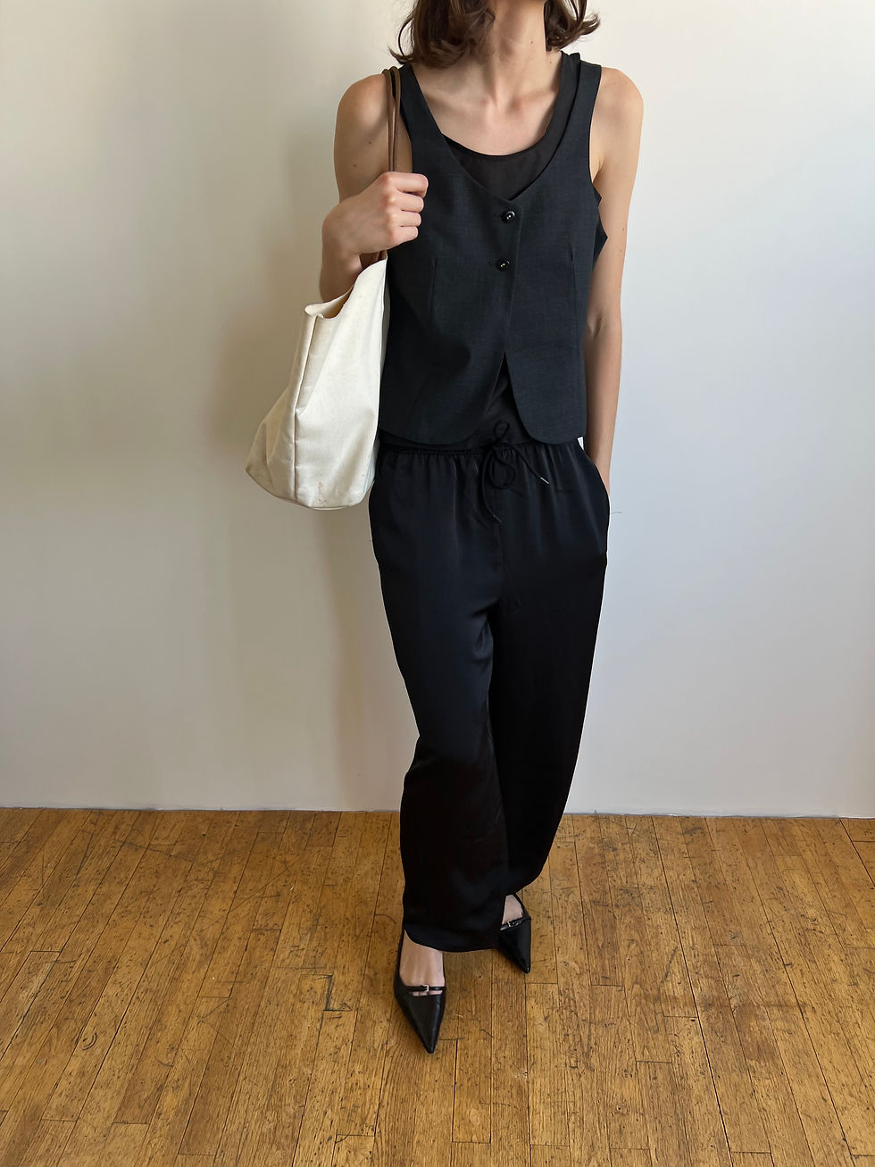 Thumbnail: Satin Trousers (2colors)