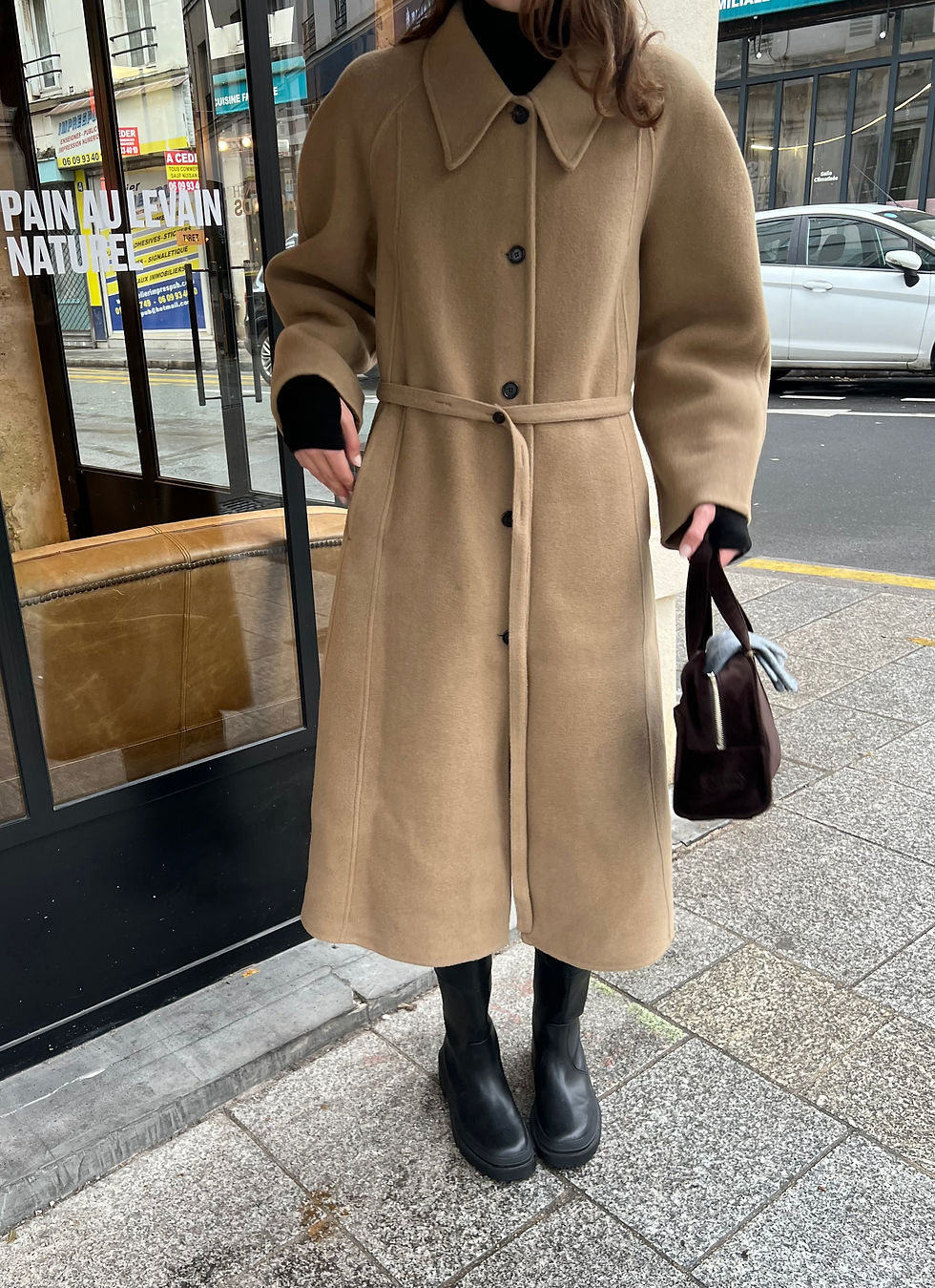 Thumbnail: Raglan Handmade Wool Coat