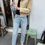 Thumbnail: Washed Denim Jeans