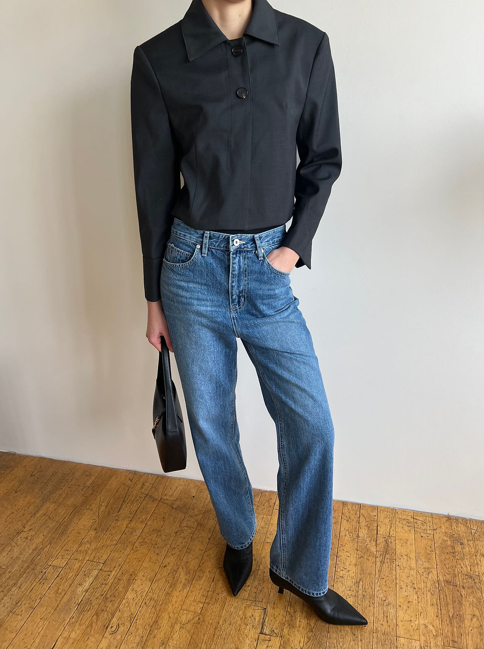 Thumbnail: Two Button Cropped  Blazer