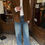 Thumbnail: Wide Hammer Loop Jeans