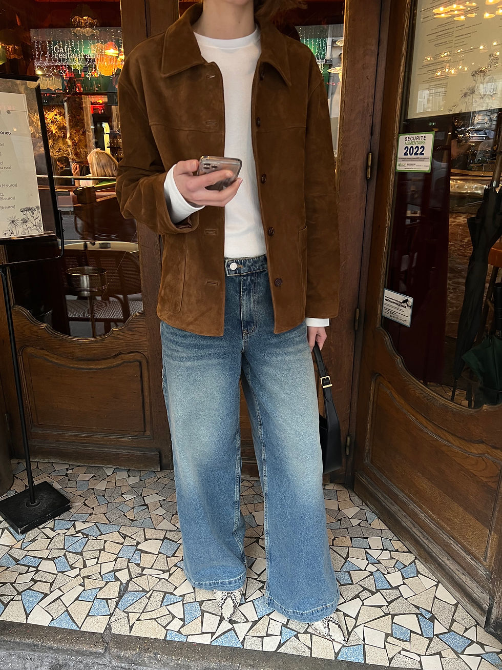 Thumbnail: Wide Hammer Loop Jeans