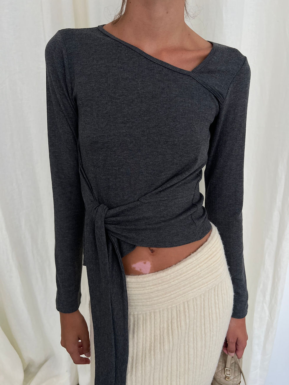 Thumbnail: Tie Front Top (2colors)