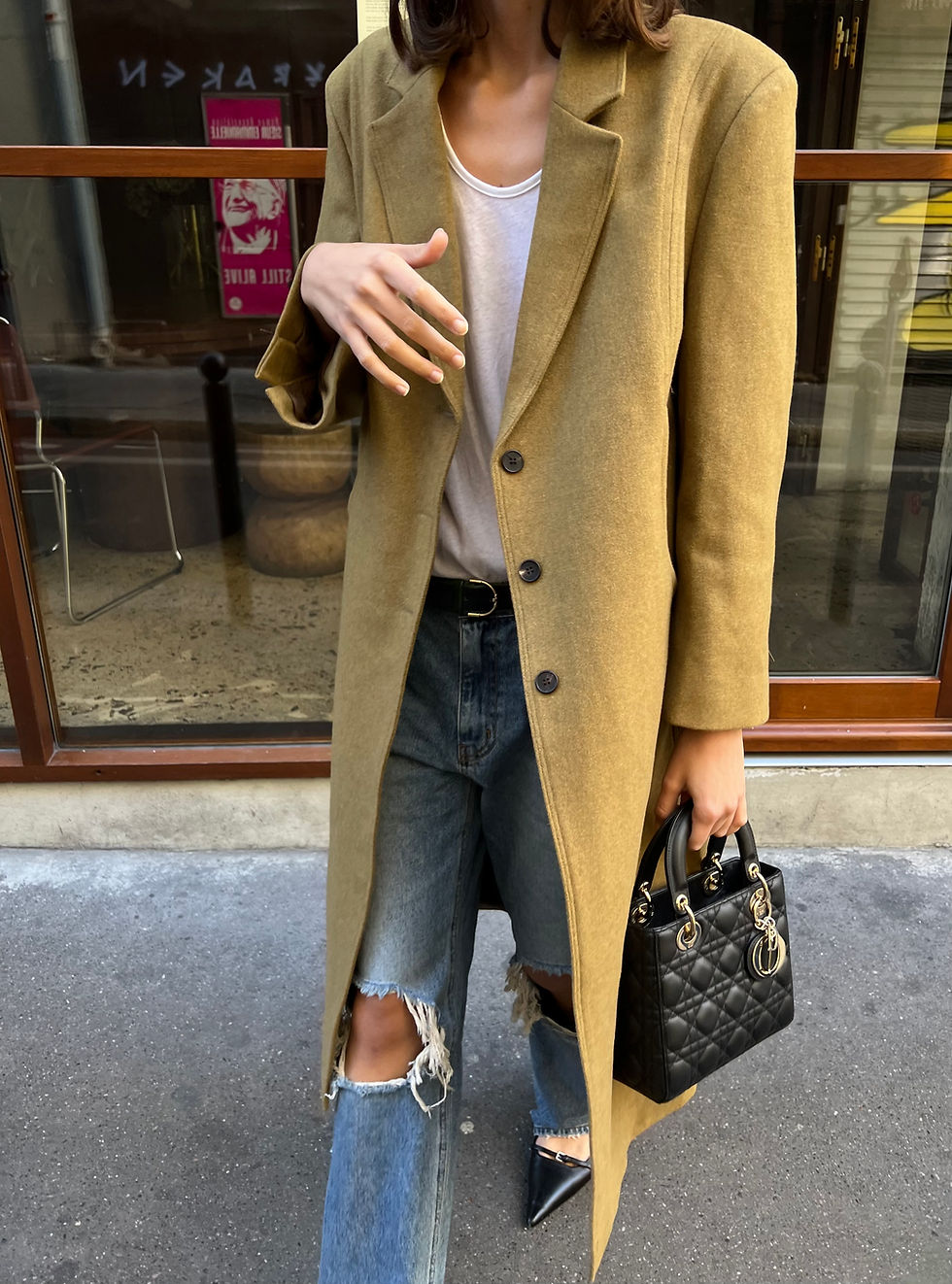 Thumbnail: Oversized Wool Blend Coat