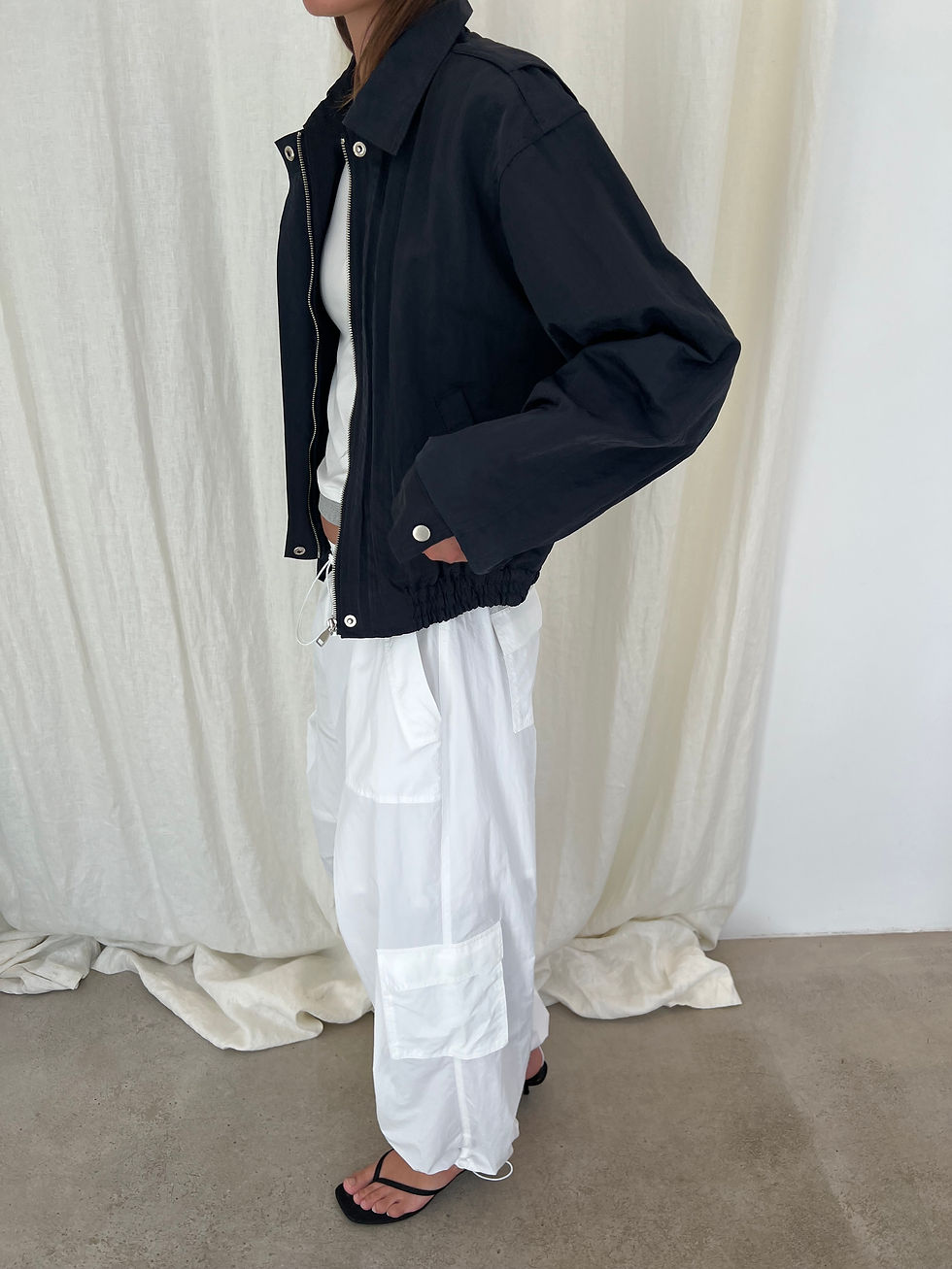 Thumbnail: White Le Cargo Pants