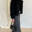 Thumbnail: Zipped Wool Bomber Jacket