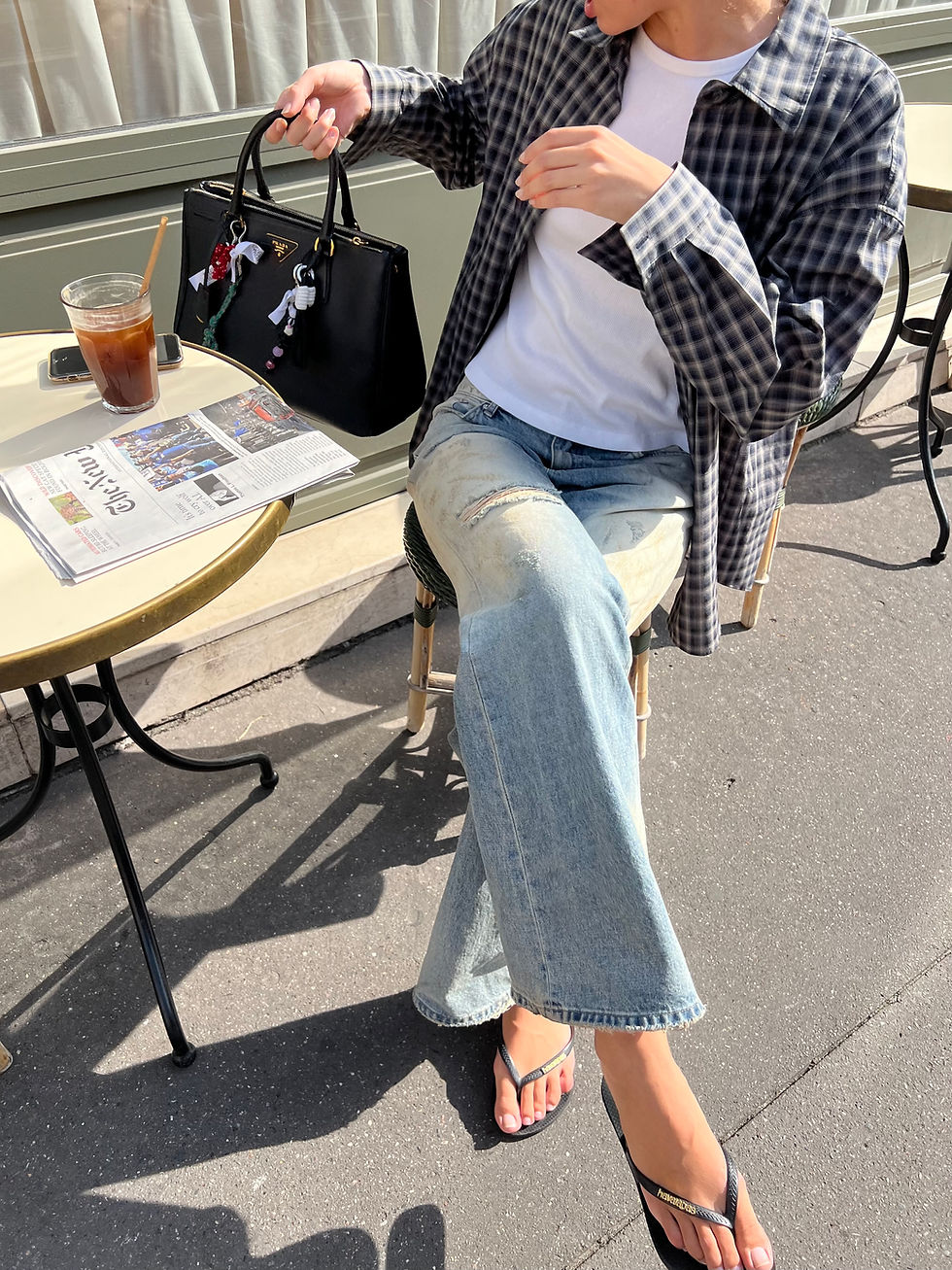 Thumbnail: Oversized Checked Shirt