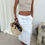Thumbnail: Tie Shoulder Knit Top (2colors)