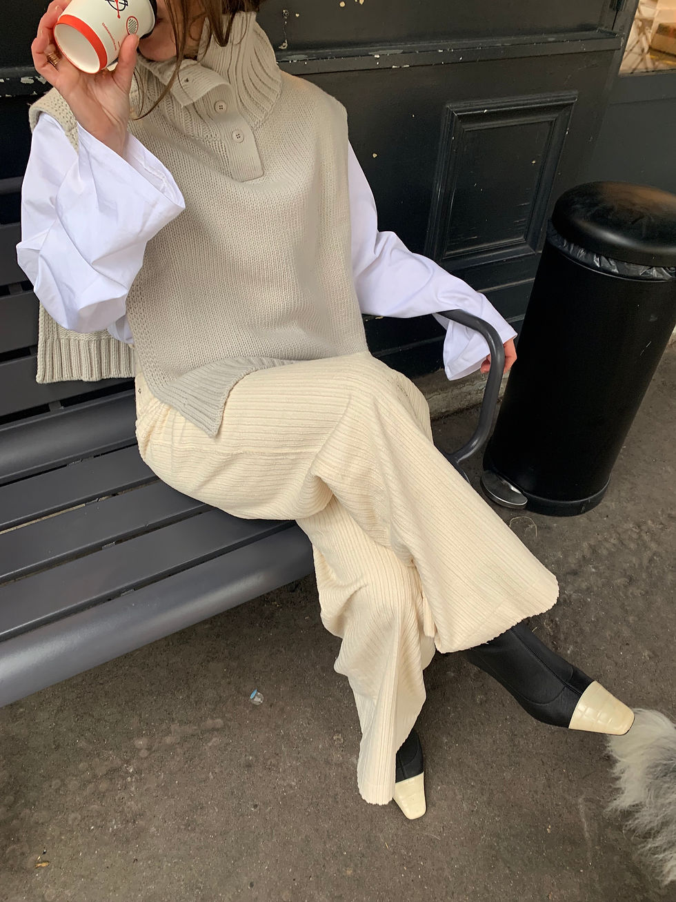 Thumbnail: Oversized Long Sleeve T-shirt (2colors)