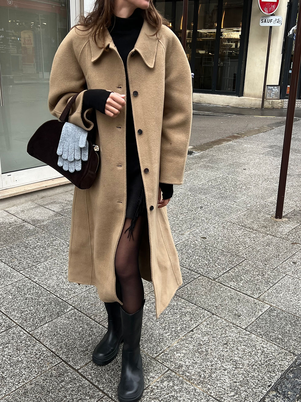 Raglan Handmade Wool Coat