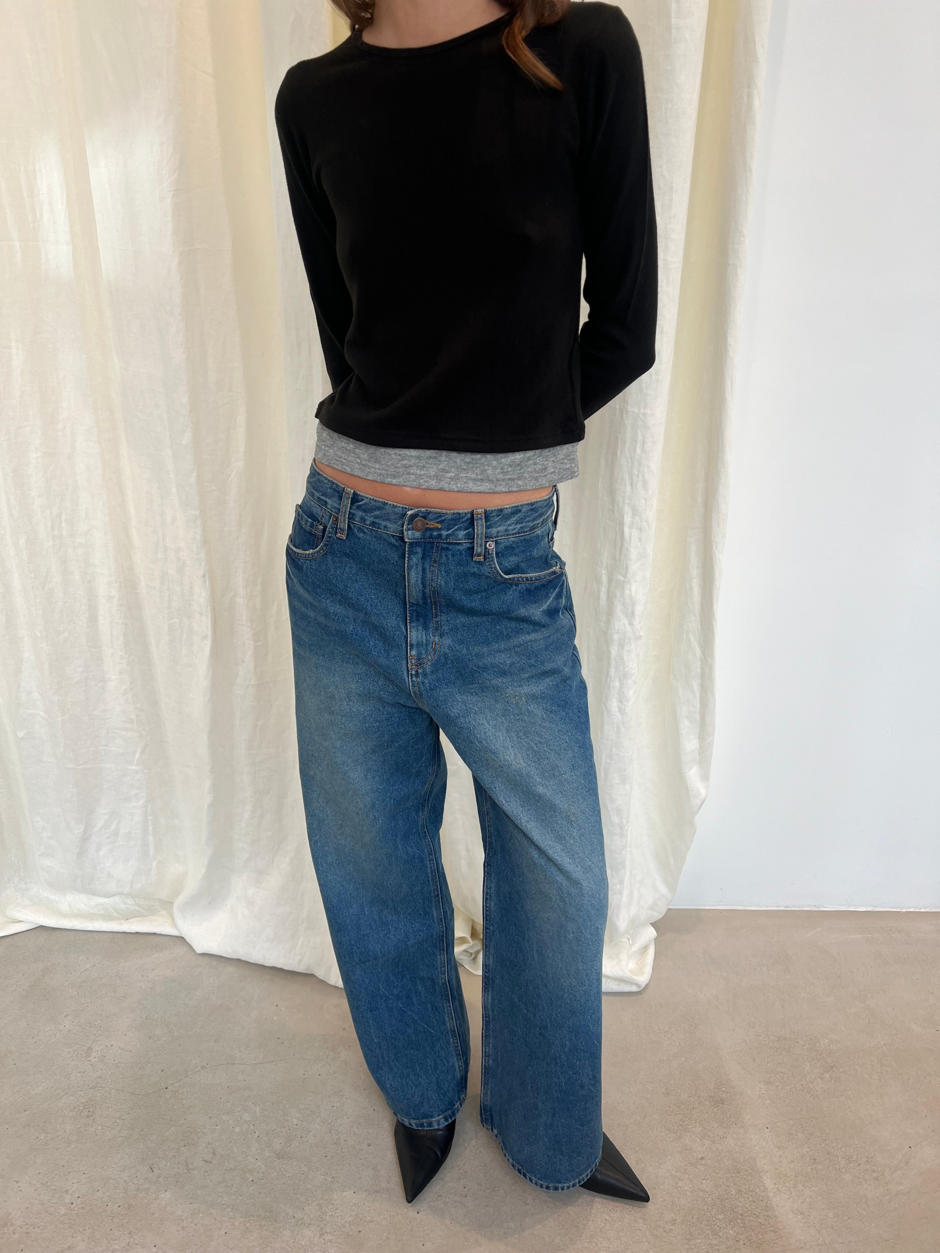 Wide Straight Jeans