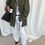 Thumbnail: White Straight Jeans