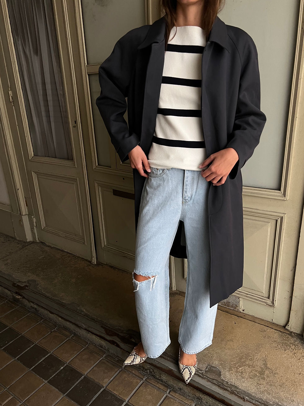 Thumbnail: Striped Knit Jumper