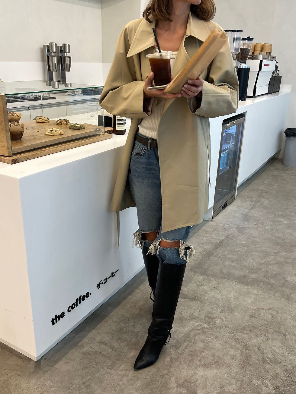 Thumbnail: Oversized Short Trench Coat