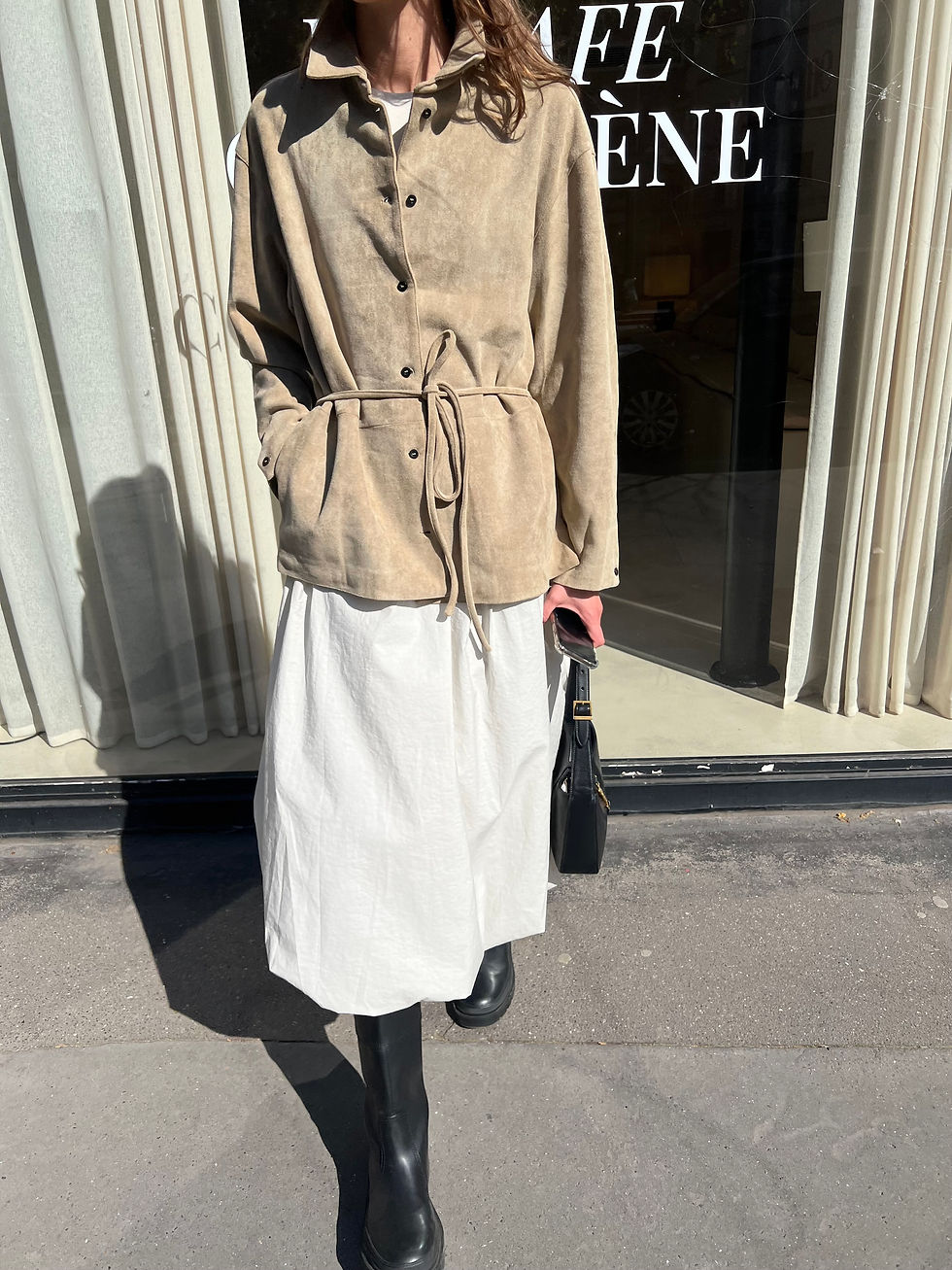 Suede Shirt Jacket