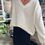 Thumbnail: Oversized V-neck Jumper (2colors)