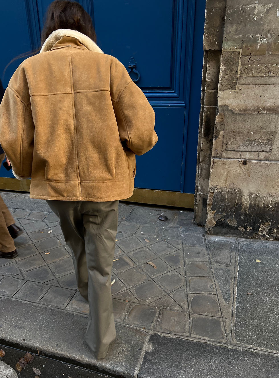 Thumbnail: Beige Shearling Jacket