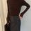 Thumbnail: High Neck Fitted Top (2colors)