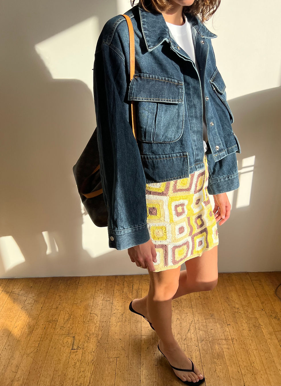 Thumbnail: Cropped Denim Jacket