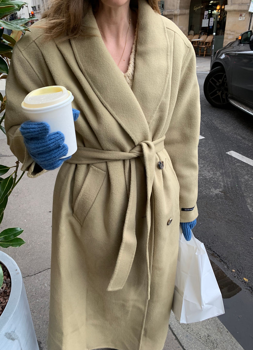 Thumbnail: Shawl Collar Wool Coat
