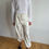 Thumbnail: Textured Drawstring Trousers