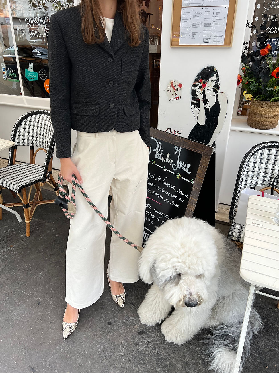 Thumbnail: Ivory Wide Leg Pants
