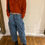 Thumbnail: Oversized Denim Cargo Pants