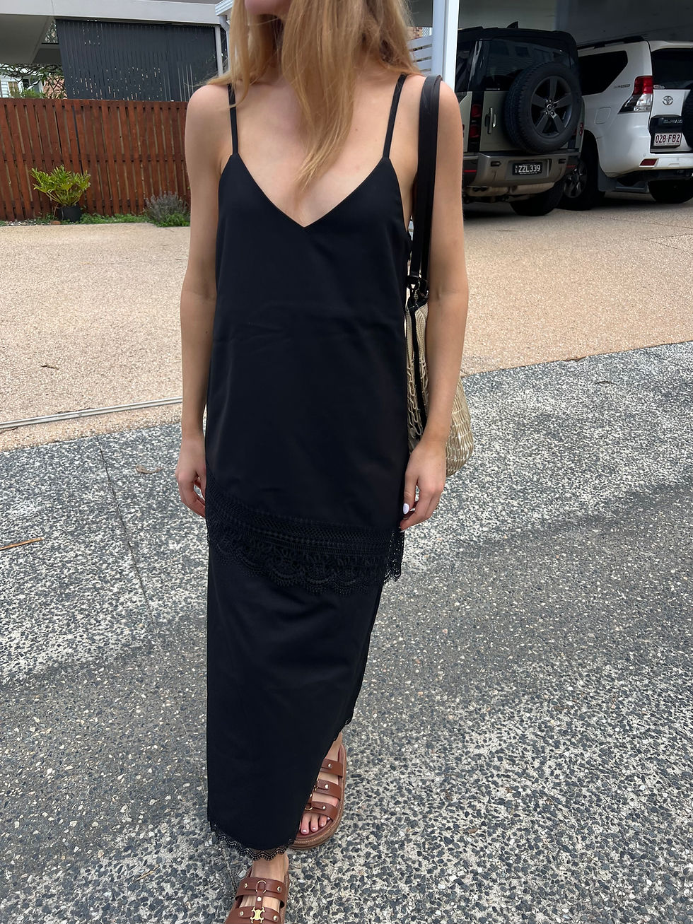 Thumbnail: Lace Detail Slip Dress