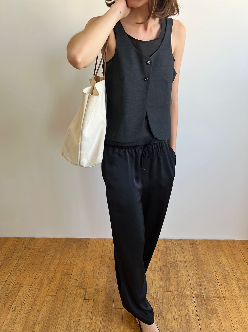 Thumbnail: Satin Trousers (2colors)