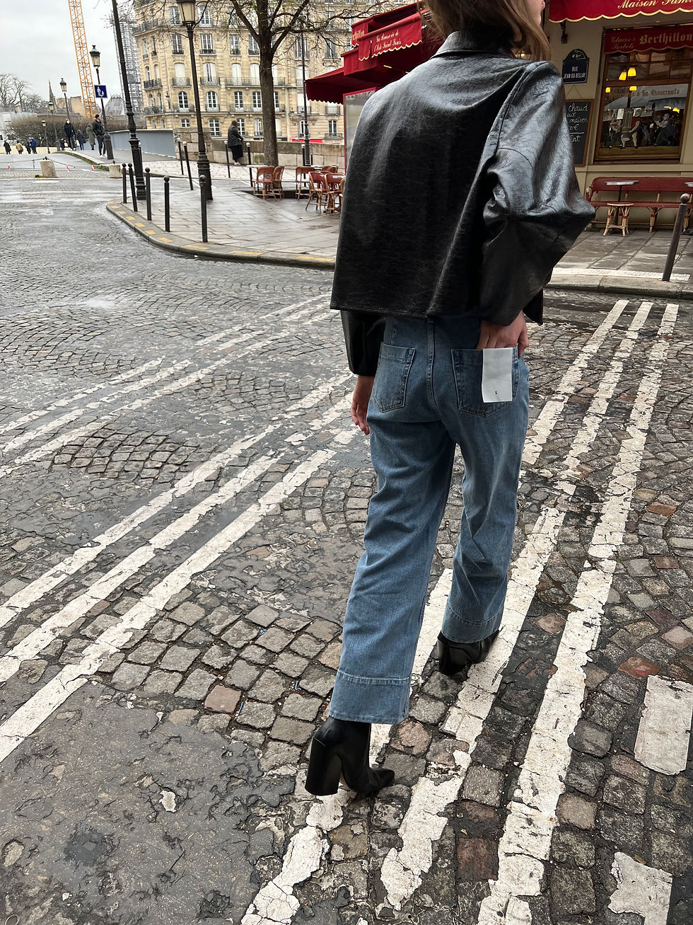 Thumbnail: Cracked Leather Jacket (2colors)