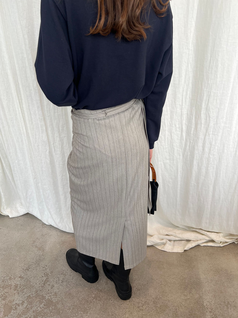 Thumbnail: Wrap Tie Skirt (2colors)