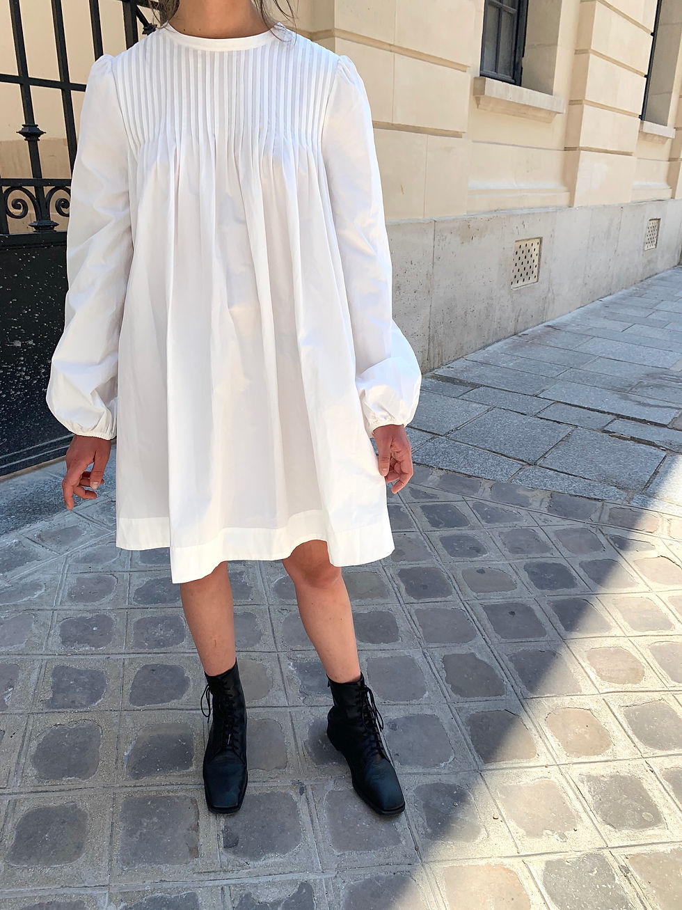 Thumbnail: Pintuck Dress (2colors)