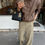 Thumbnail: Oversized Shoulder Pad Blouson Jacket